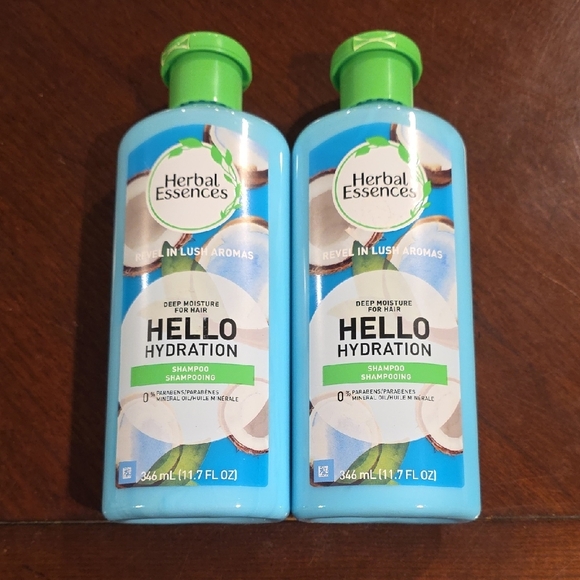 ( J20) 2 bottles, Herbal Essences Hello Hydration Shampoo - Picture 1 of 5